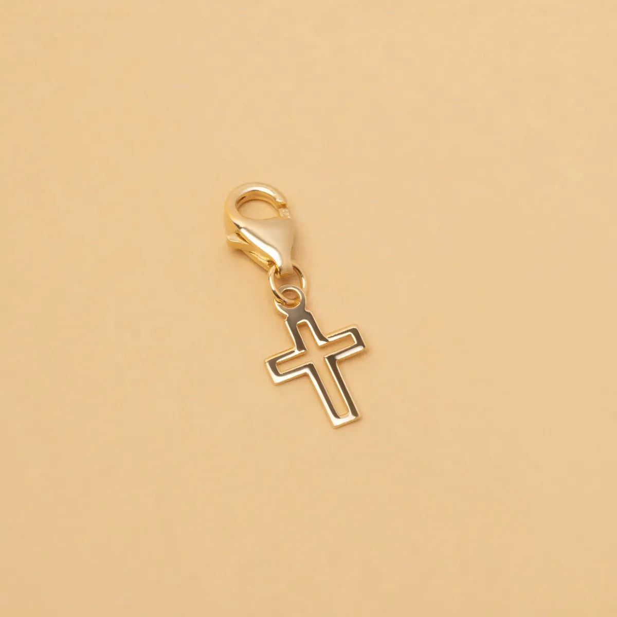 14ct Yellow Gold Cross charm pendan