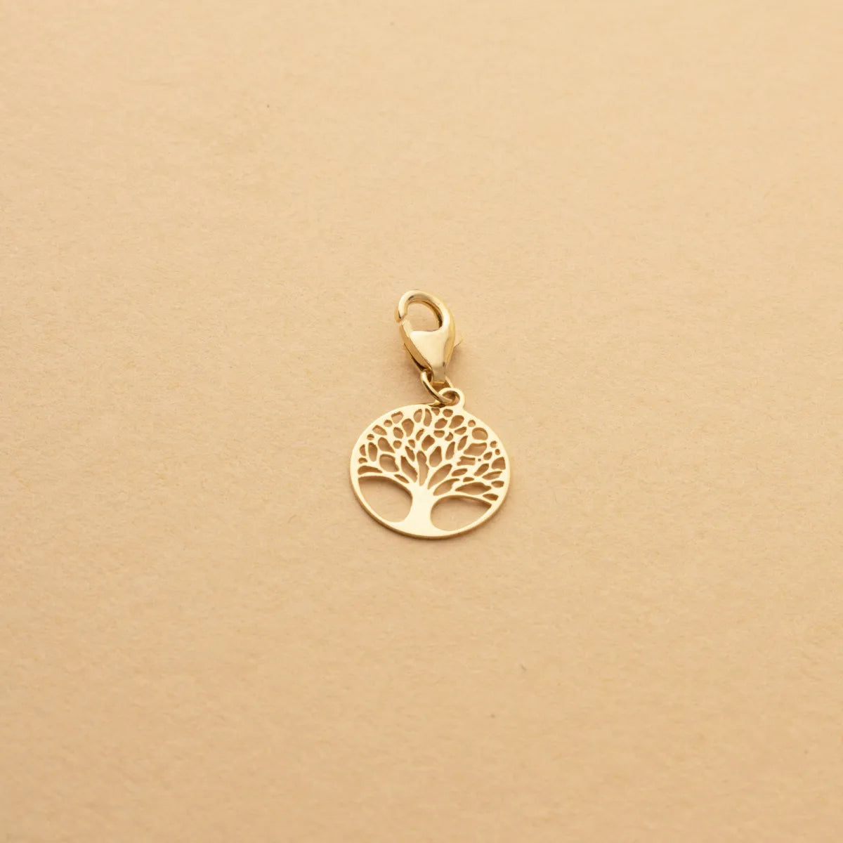 14ct Tree of Life charm pendant in yellow gold